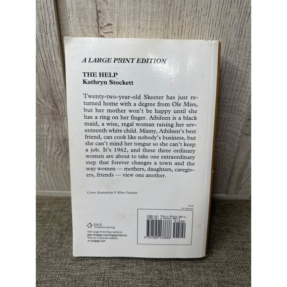 The Help By Kathryn Stockett Large Print Paperback - Picture 2 of 4